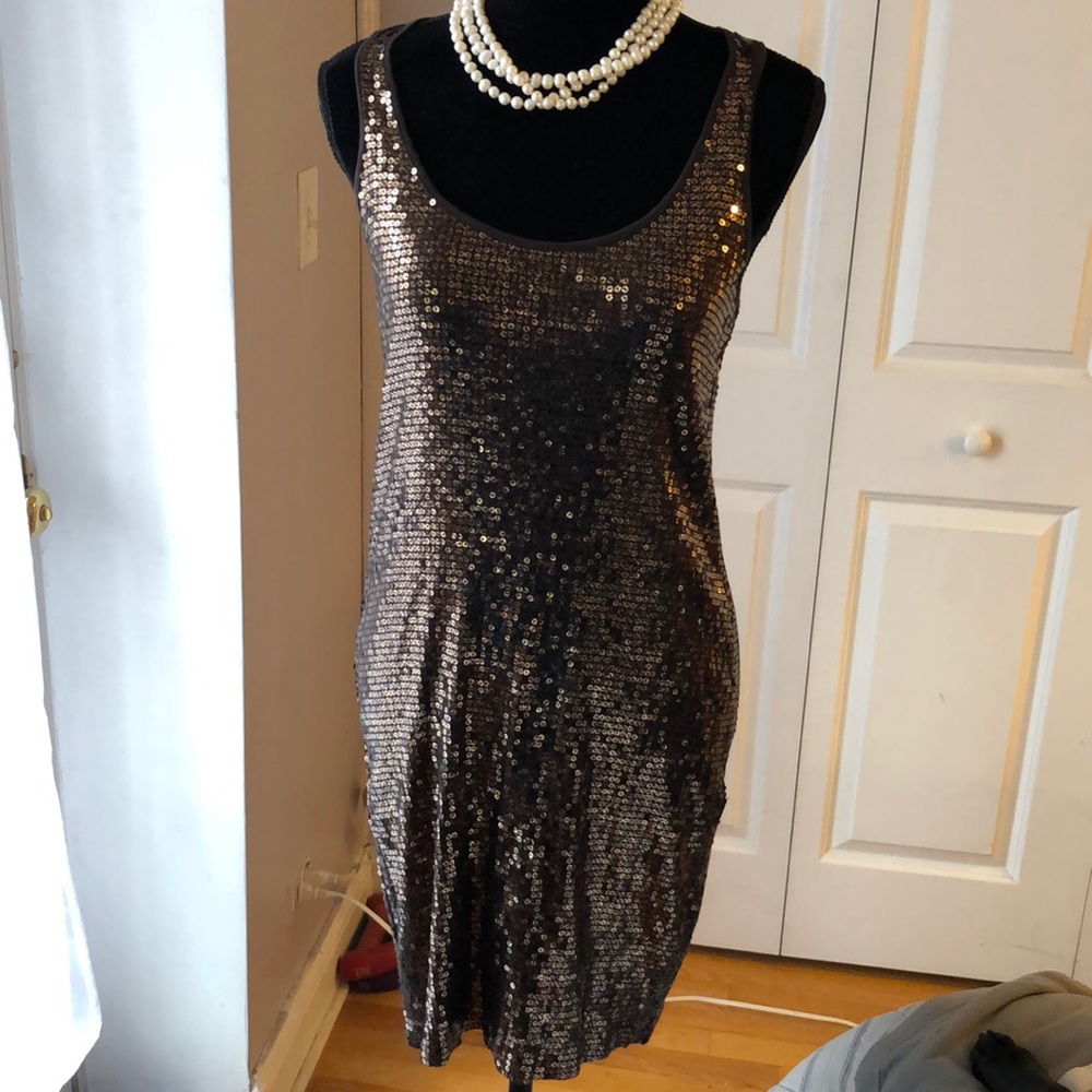 MICHAEL Michael Kors Sequined Tank Dress Size Med